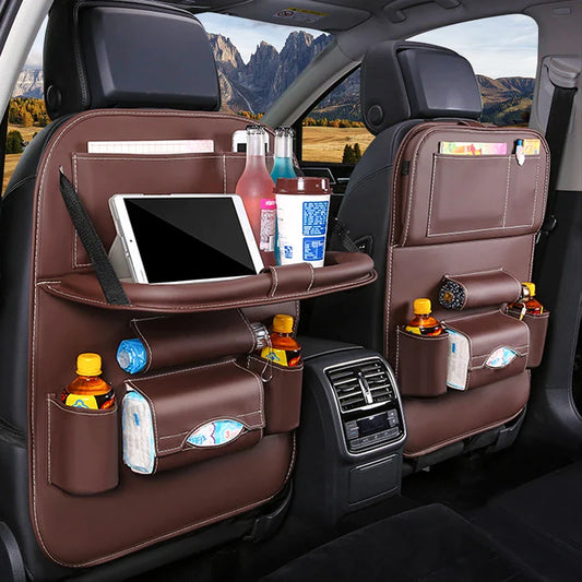 Activelife Car Back Seat Organiser with Foldable Table Tray and Tablet Holder