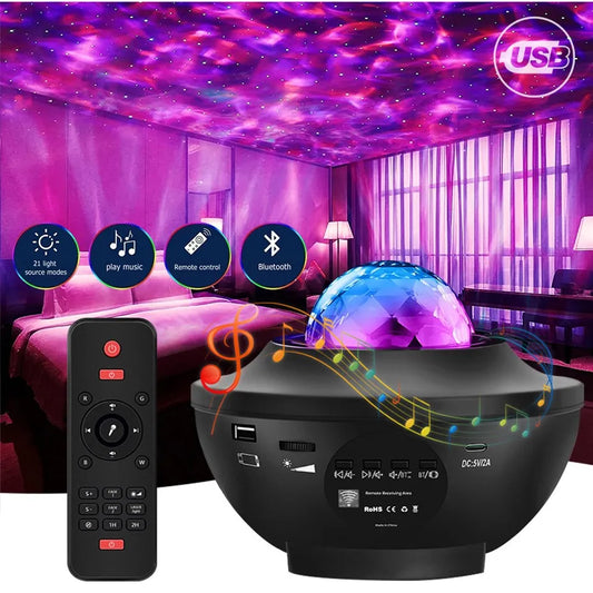 Party Wave Light Show with Bluetooth Music Player