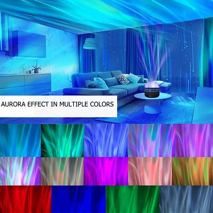 Rotating Aurora LED Colorful Projector Light with Remote Control